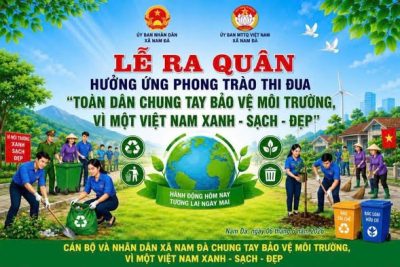 Phát động phong trào thi đua “Toàn dân chung tay bảo vệ môi trường, vì một Việt Nam xanh – sạch – đẹp”
