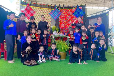 Những khoảnh khắc đẹp và đầy ý nghĩa trong Hội xuân – Ngày hội văn hoá các dân tộc của trường Mầm non Chồi Non